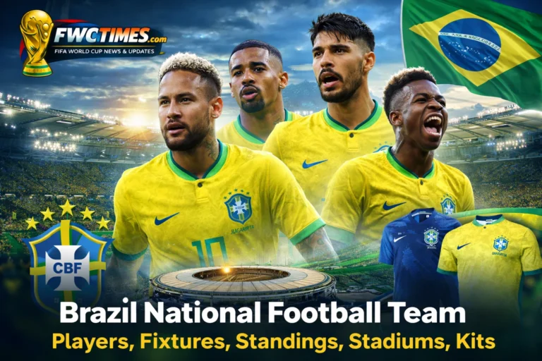 Check out the 2026 Brazil squad, complete guide to fixtures, standings, stadiums, and the team's new kits.