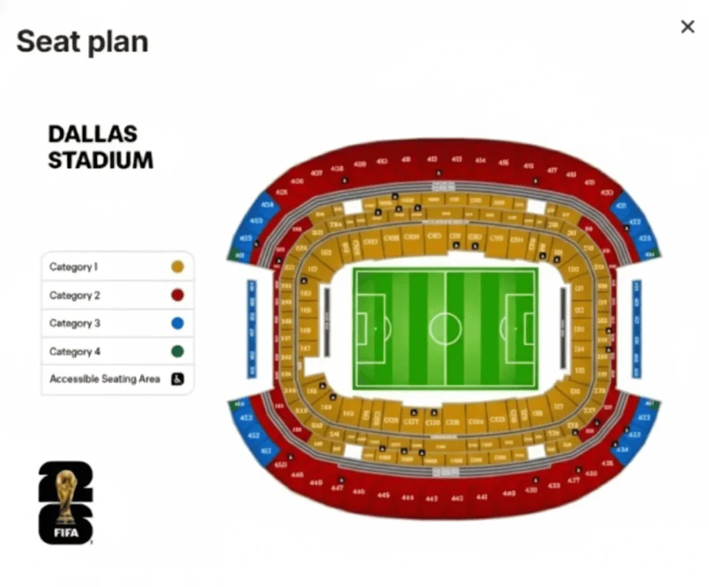 Dallas AT&T Stadium seat plan - Interactive map showing sections, rows & entrances. Check out the detailed layout & click here!