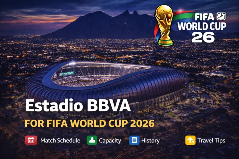 Your complete guide to the iconic Estadio BBVA for World Cup 2026, schedule, capacity, history, and essential travel tips for your visit.