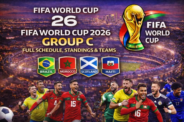 Discover FIFA World Cup 2026 Group C schedule, standings & predictions! See match dates, team rankings, and our knockout round pick. Click now!