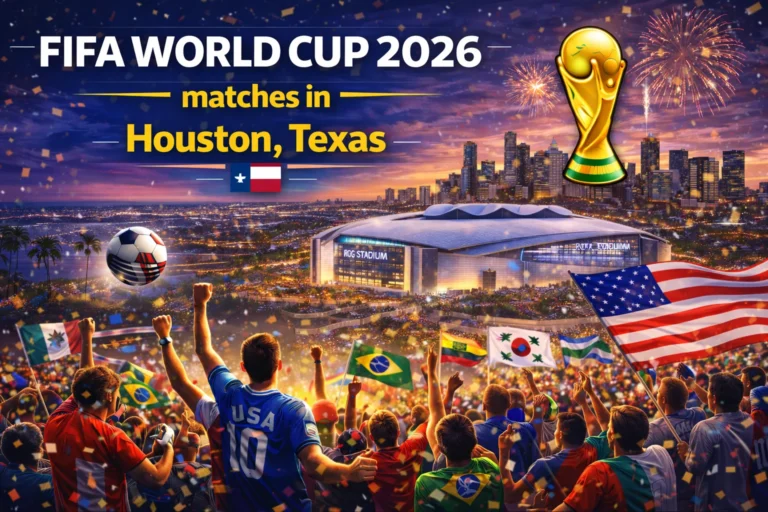 Experience the thrill of FIFA World Cup 2026 matches in Houston, Texas! See the world's best teams compete at NRG Stadium. Get details on when the soccer action comes to H-Town.
