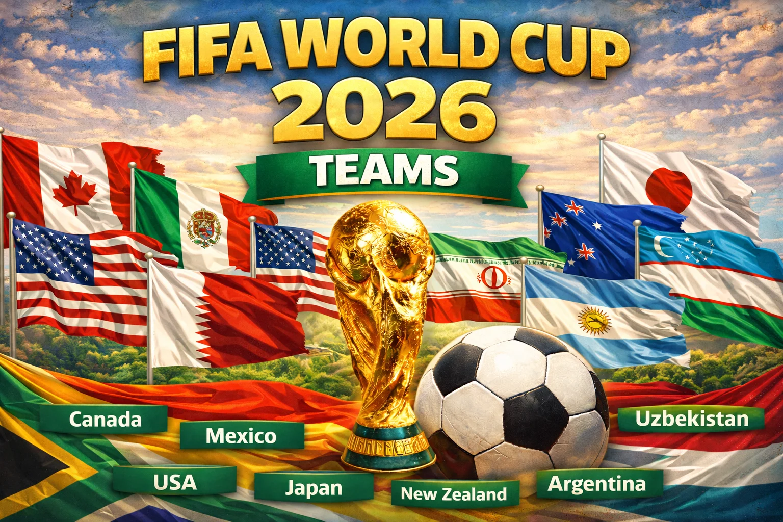 Explore the map of all FIFA World Cup 2026 teams ready for kickoff! Click to explore the full lineup.