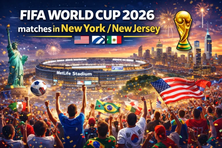 Experience the excitement of FIFA World Cup 2026 in New York/New Jersey! See the stadium ready for world-class matches—plan your visit now!