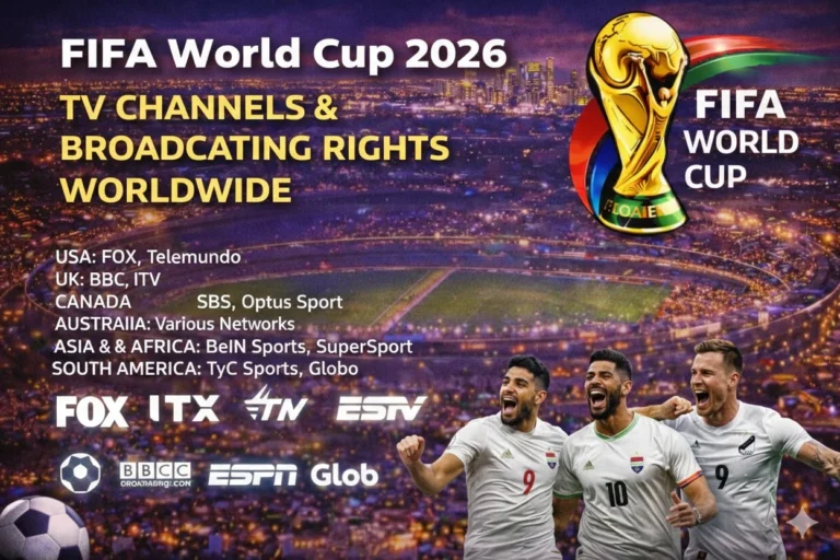 Planning your 2026 World Cup viewing? See a world map dotted with TV icons for every country. Full guide to channels & broadcasting rights. Find your country's official broadcaster here!
