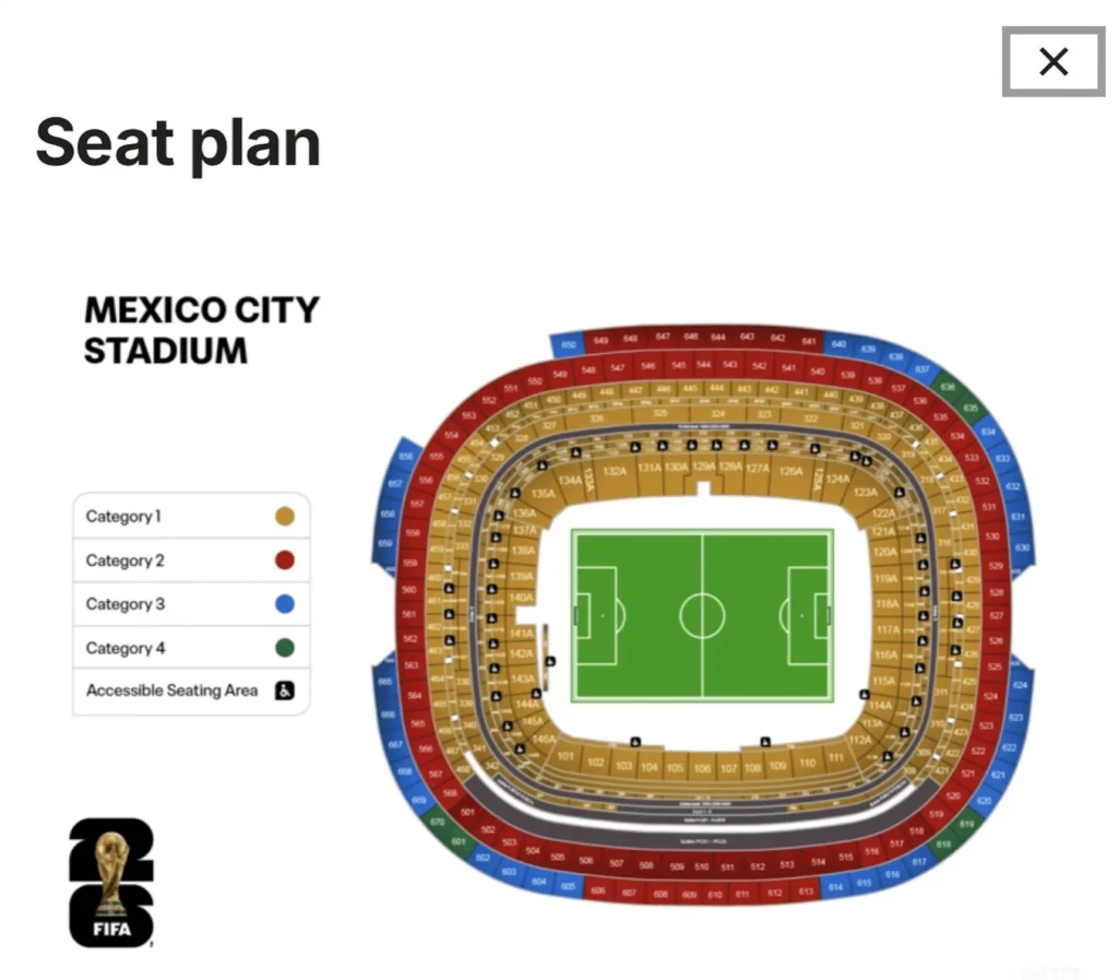 Mexico City — Estadio Azteca Seat Plan: Detailed stadium map to find your perfect view for the big game!