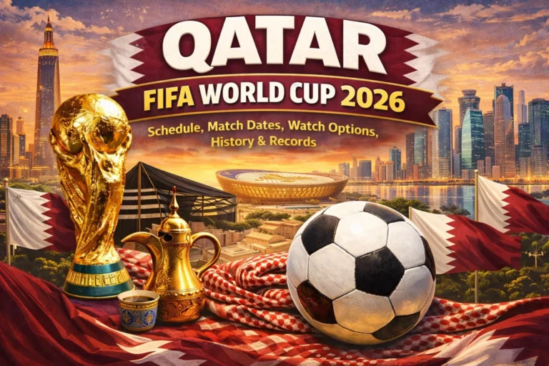 Planning to watch the 2026 World Cup? Our visual guide to the Qatar schedule, match dates, how to watch, and tournament records. Find all the details & records here!