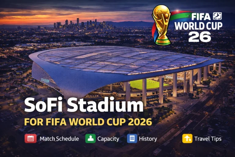 Inside SoFi Stadium, ready for the 2026 World Cup! Get a sneak peek of the view.