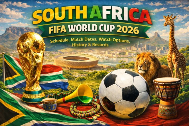 Check out South Africa's complete 2026 FIFA World Cup schedule, match dates, and how to watch. Dive into team history & records here! Don't miss it!