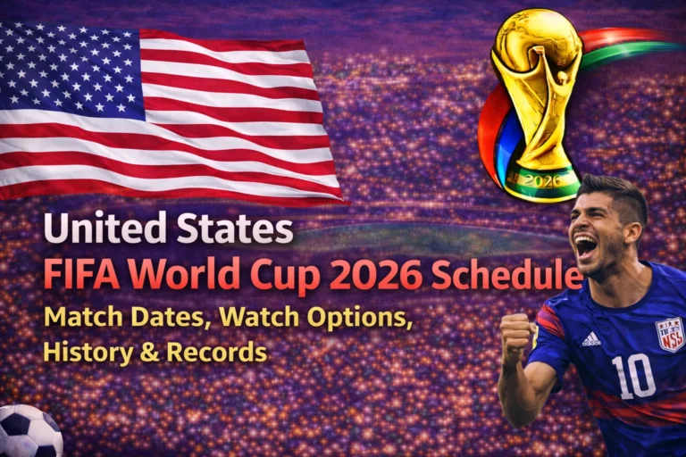 Your guide to the USA’s 2026 World Cup schedule. See match dates, how to watch, and our historic road to the final. Be part of history!
