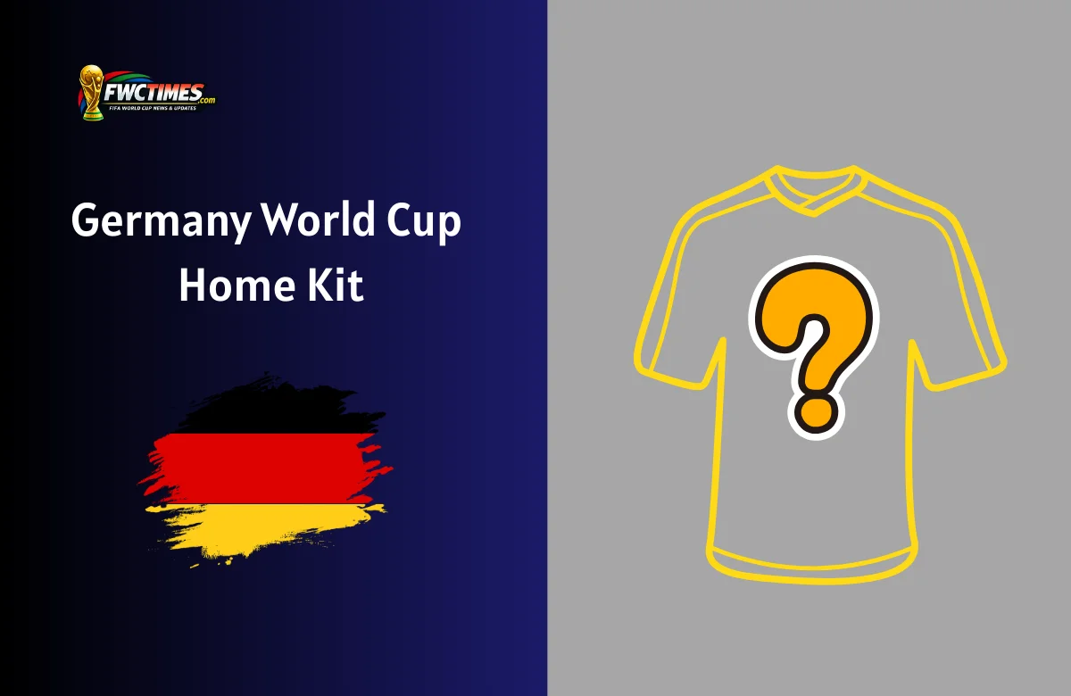 Germany 2026 World Cup Home Kit Released – clean white Adidas jersey with black accents and eagle crest, revealing Germany’s fresh look for FIFA World Cup 2026.