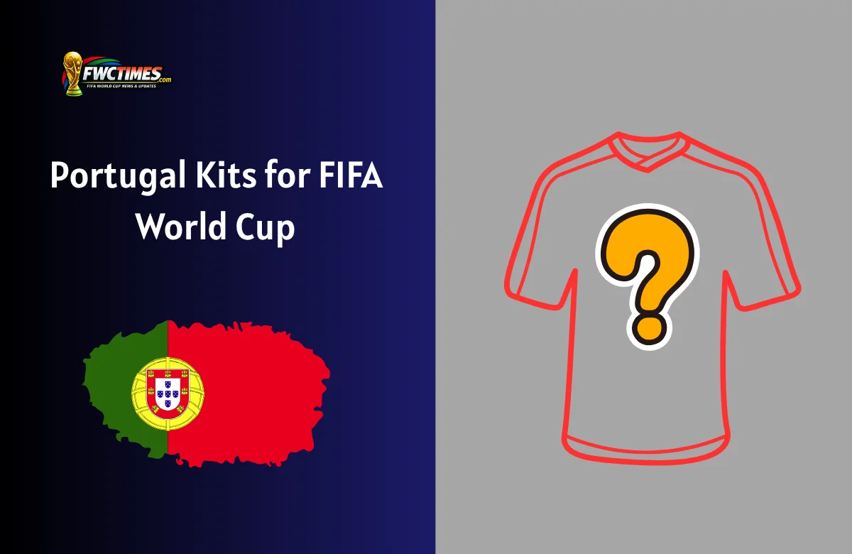 Portugal kits for FIFA World Cup featuring vibrant red and green jerseys with modern design—explore the latest team look and click to see full details.