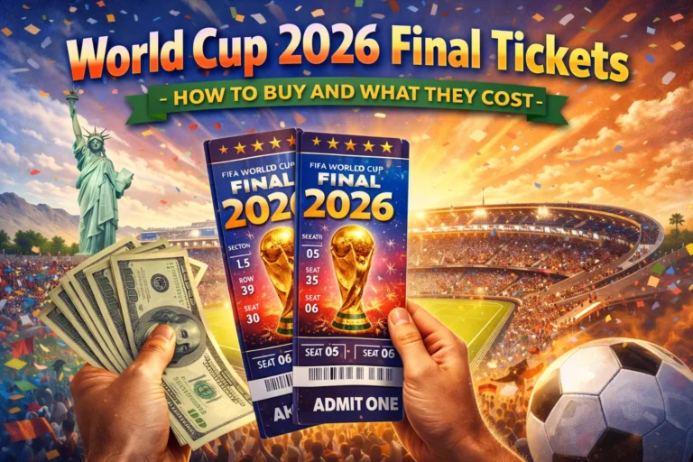 World Cup 2026 Final Tickets — How to Buy and What They Cost guide with stadium crowd, prices, and steps to secure your seat—click for details.