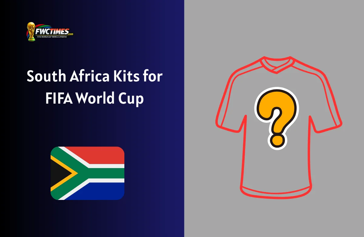South Africa Kits for FIFA World Cup 2026 | Home, Away & Goalkeeper Jersey