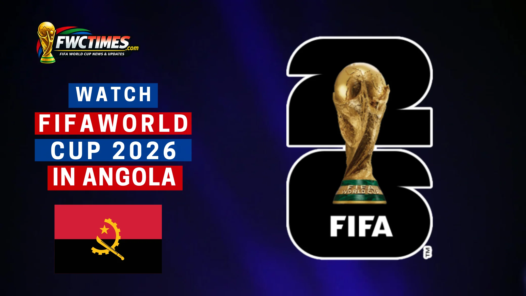 Fans cheering in front of a big screen—watch FIFA World Cup 2026 live in Angola and catch every thrilling moment. Click to stream now!