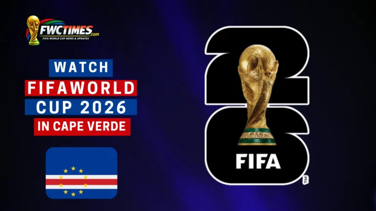 Watch FIFA World Cup 2026 live in Cape Verde—fans cheering with flags, streaming the action on screens, and enjoying every thrilling match live online.