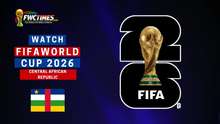 Watch FIFA World Cup 2026 live in Central African Republic—fans cheering, match action on screen, and easy streaming options. Click to watch now!
