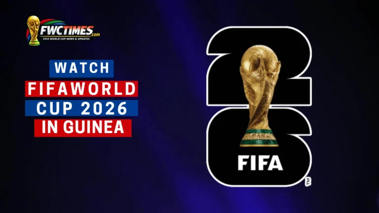 Watch FIFA World Cup 2026 Live in Guinea with fans cheering on a big screen—click to stream matches, schedules, and live action updates instantly!