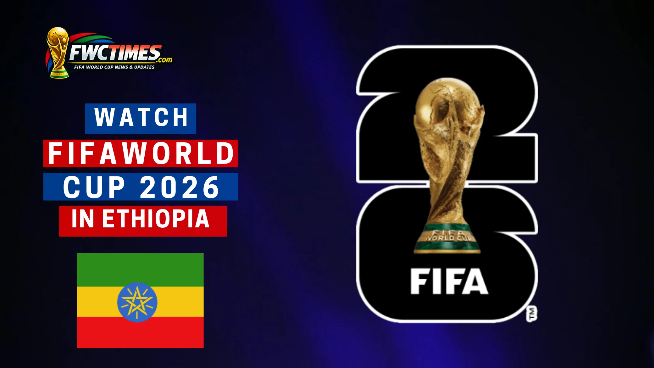 Watch FIFA World Cup 2026 live in Ethiopia—fans cheering around a screen, enjoying every thrilling moment. Click to discover how to stream the action!