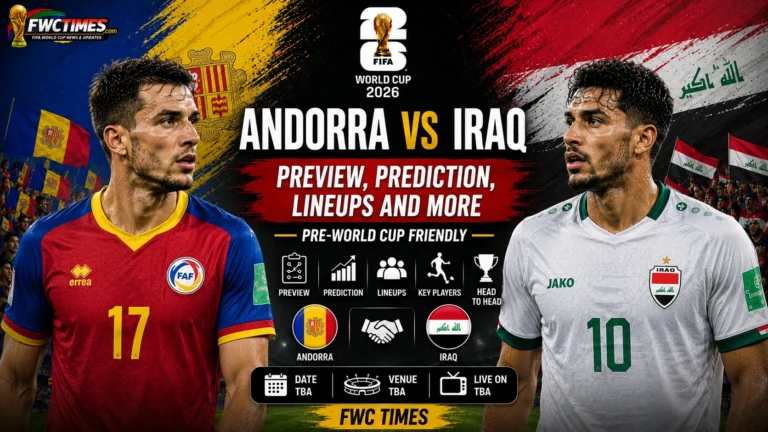 Andorra vs Iraq Preview, Prediction, Lineups and More — Pre-World Cup Friendly