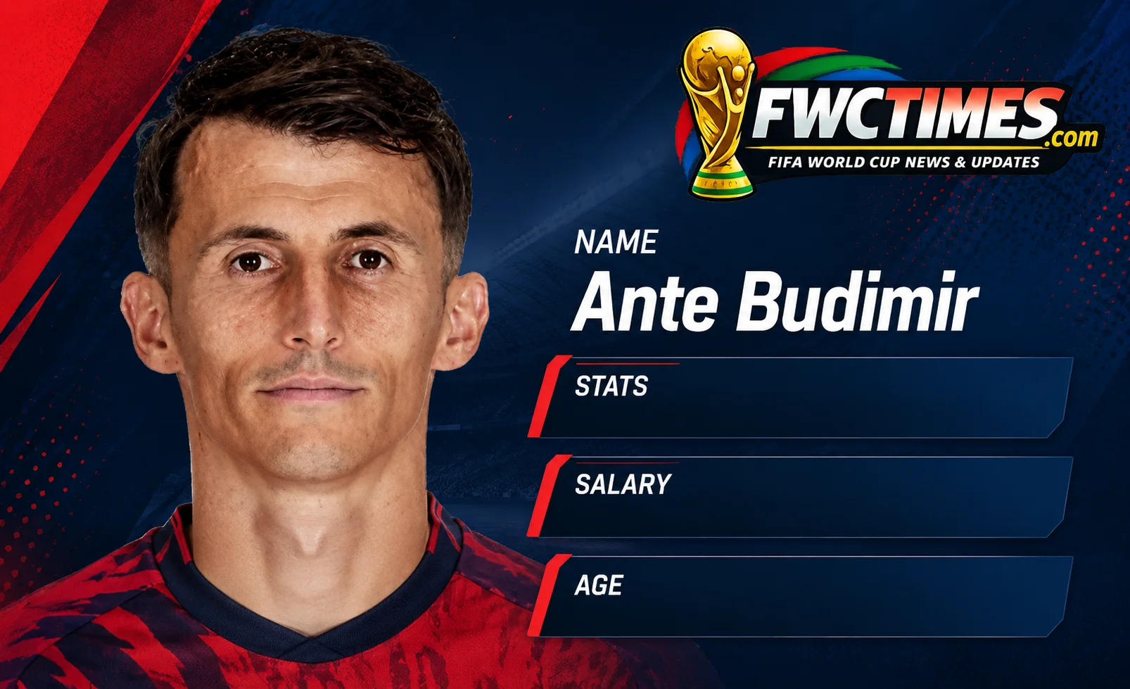 Ante Budimir Stats, Age, Salary & Net Worth