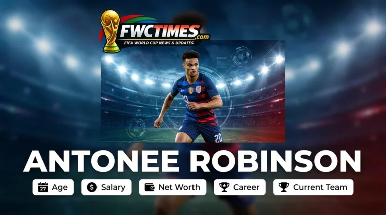 Antonee Robinson (Born 1997) - Age, Net Worth, Salary, Career & Current Team