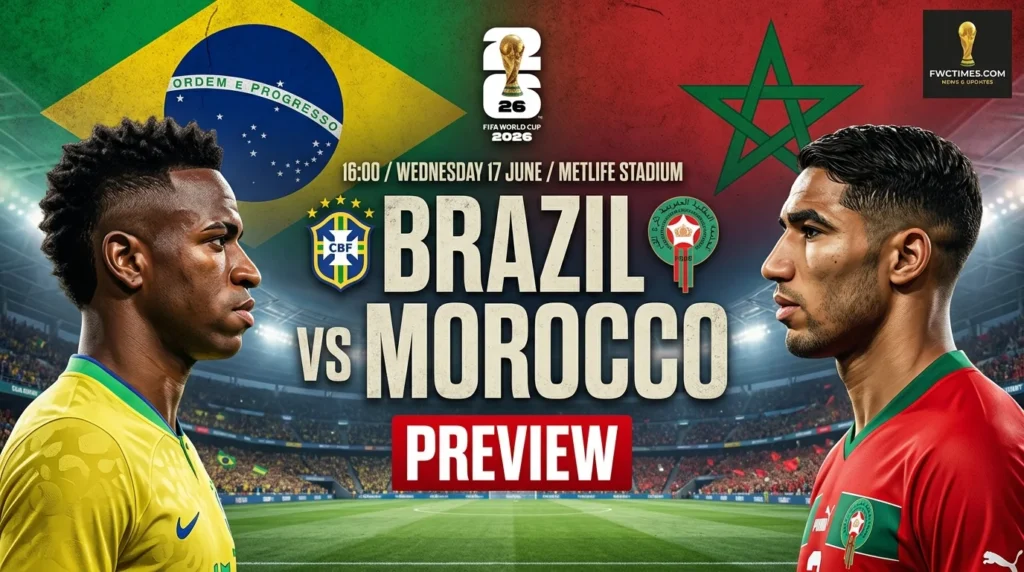 Brazil vs Morocco Preview: Exciting international football clash featuring star players, match analysis, predictions, and key moments to watch.