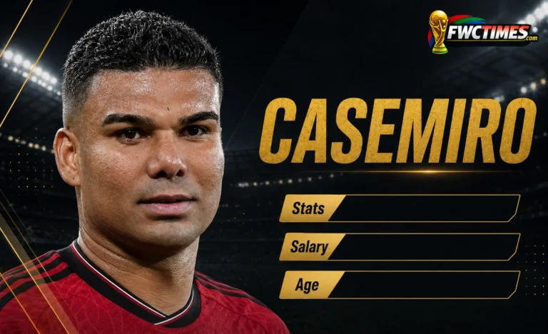 Casemiro Stats, Age, Salary & Net Worth