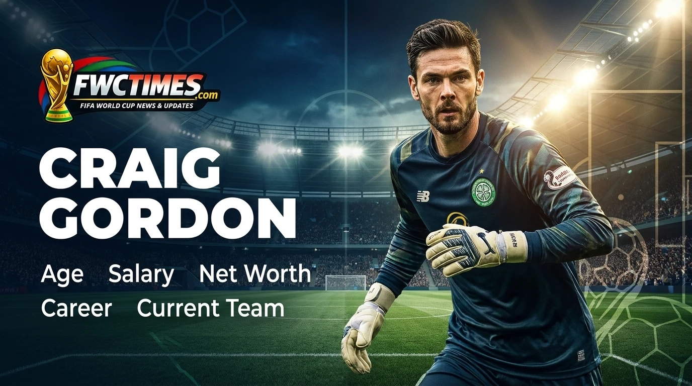 Craig Gordon (Born 1982) - Age, Net Worth, Salary, Career & Current Team