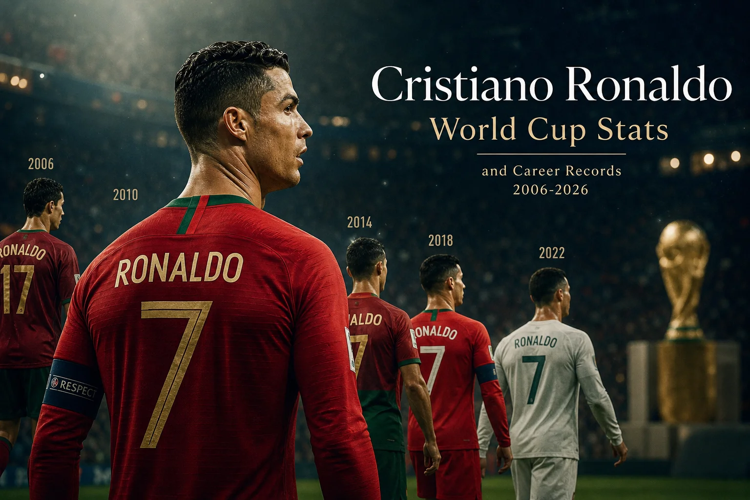Cristiano Ronaldo World Cup Stats and Career Records