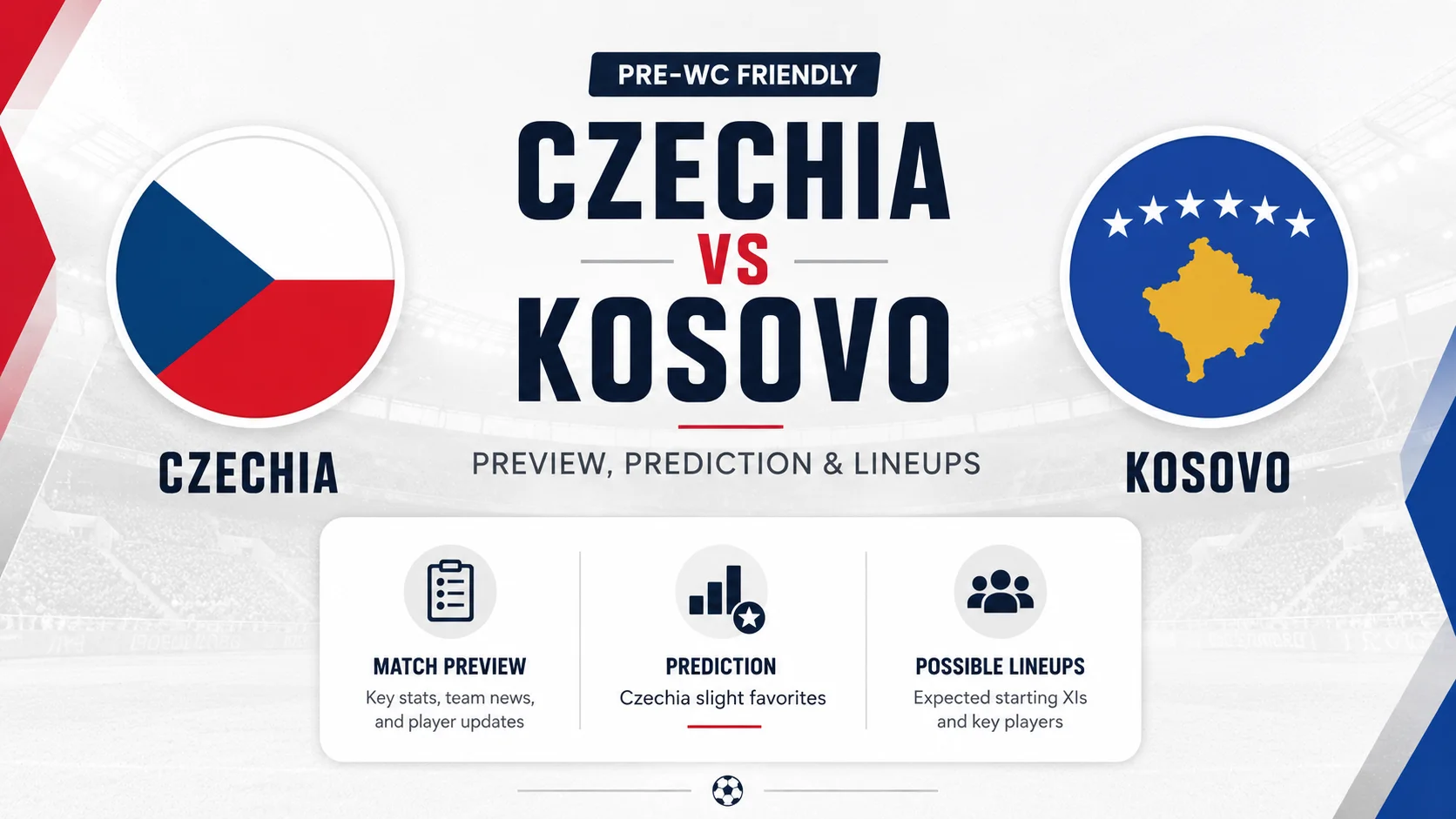 Czechia vs Kosovo Preview, Prediction & Lineups — Pre-WC Friendly