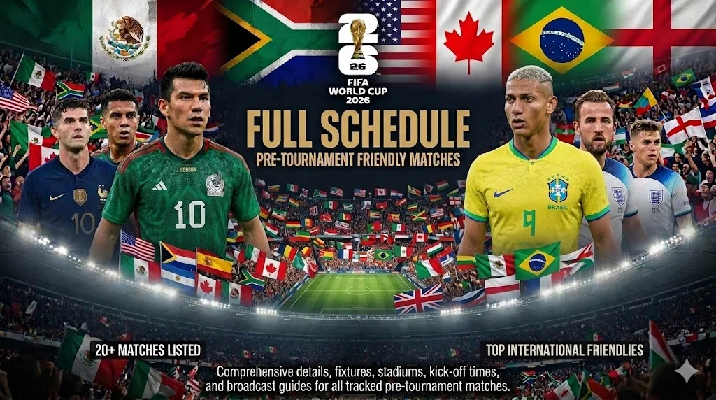 FIFA World Cup 2026 Pre-Tournament Friendly Matches