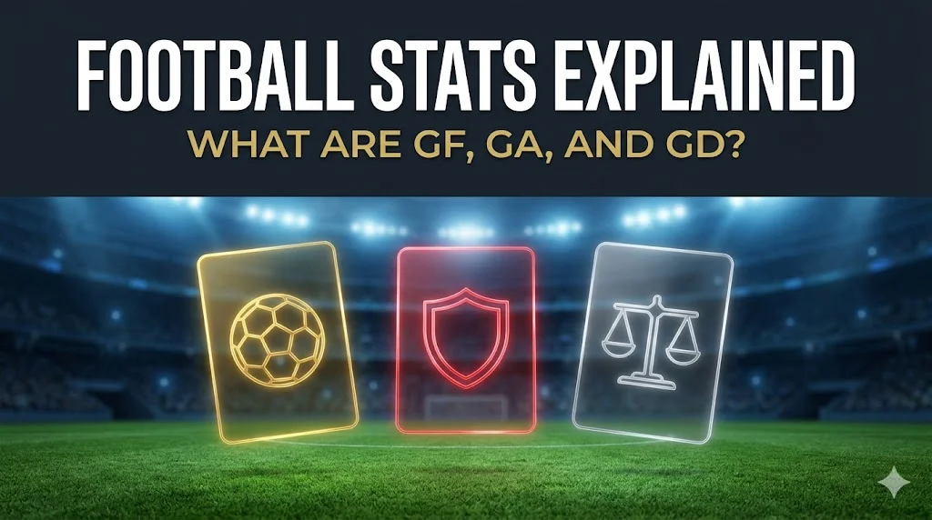 GF Meaning in Football GA, GD – Complete Explanation