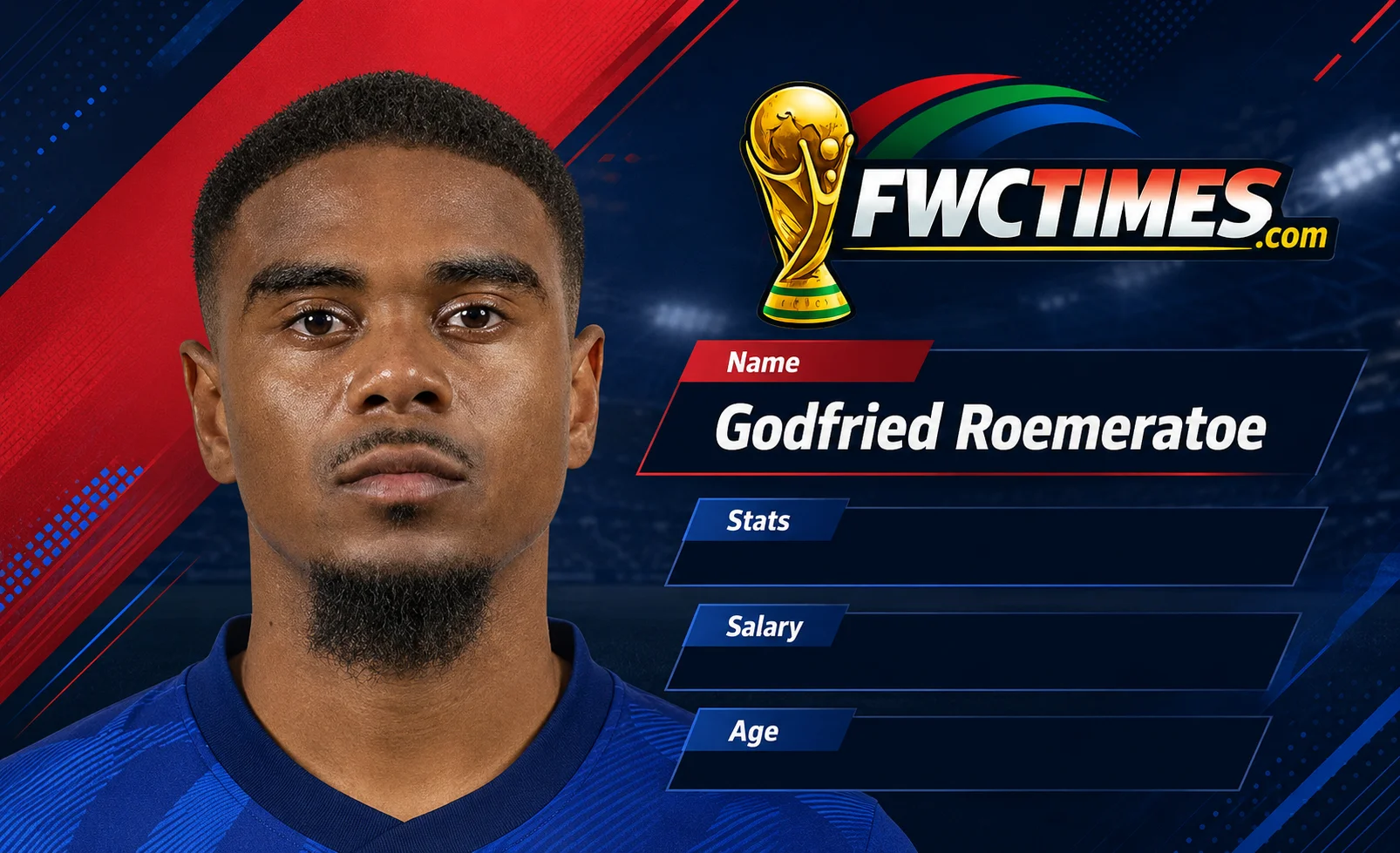 Godfried Roemeratoe Stats, Age, Salary & Net Worth