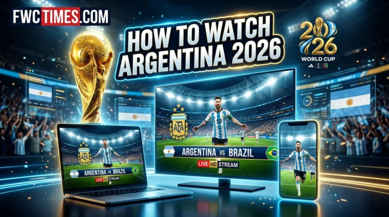 Watch Argentina World Cup 2026 matches live online, on mobile, and TV with easy streaming options, schedules, and viewing tips for every fan.