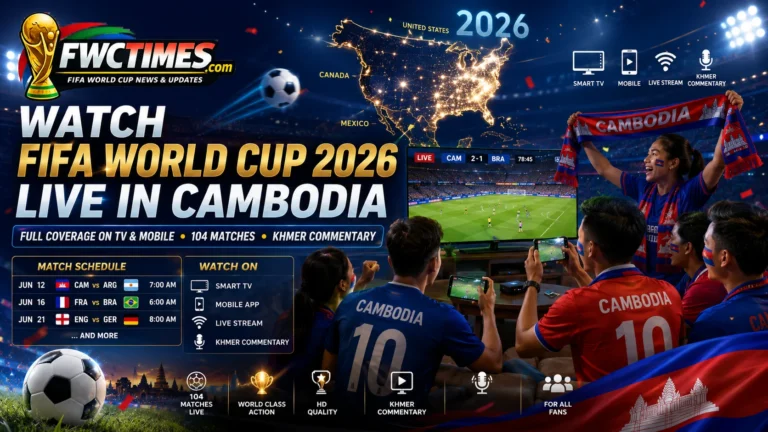 How to Watch FIFA World Cup 2026 Live in Cambodia
