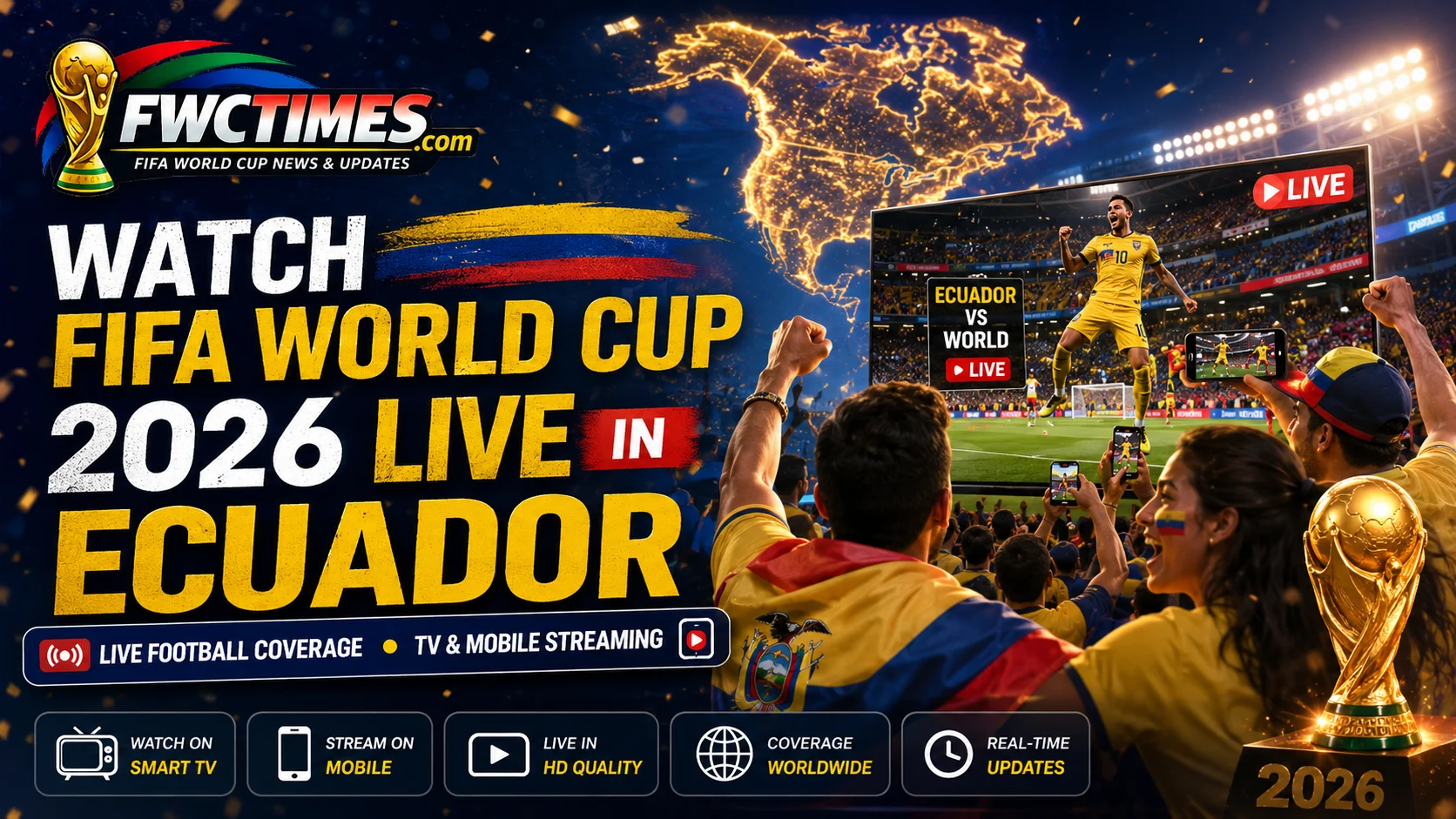 How to Watch FIFA World Cup 2026 Live in Ecuador