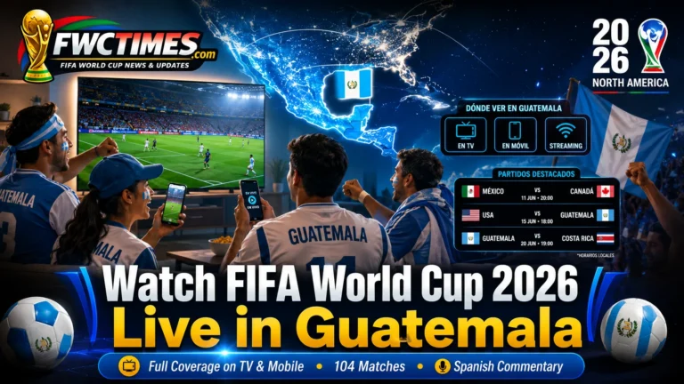How to Watch FIFA World Cup 2026 Live in Guatemala