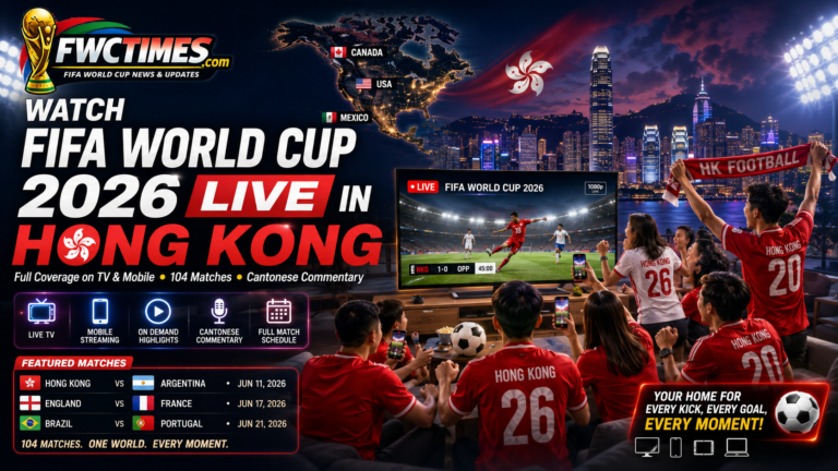 How to Watch FIFA World Cup 2026 Live in Hong Kong