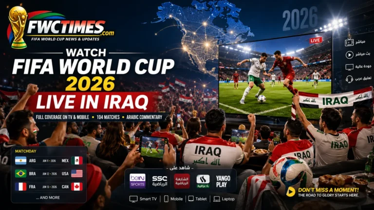 How to Watch FIFA World Cup 2026 Live in Iraq