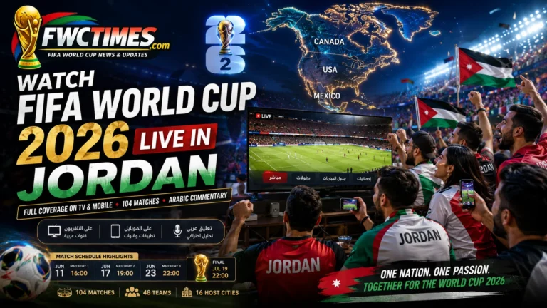 How to Watch FIFA World Cup 2026 Live in Jordan