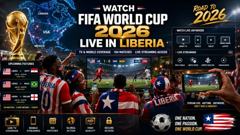 How to Watch FIFA World Cup 2026 Live in Liberia