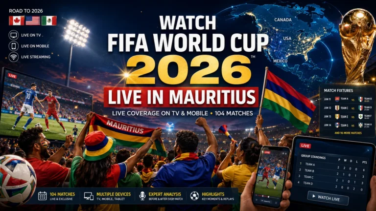 How to Watch FIFA World Cup 2026 Live in Mauritius