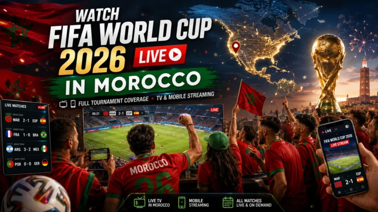 How to Watch FIFA World Cup 2026 Live in Morocco