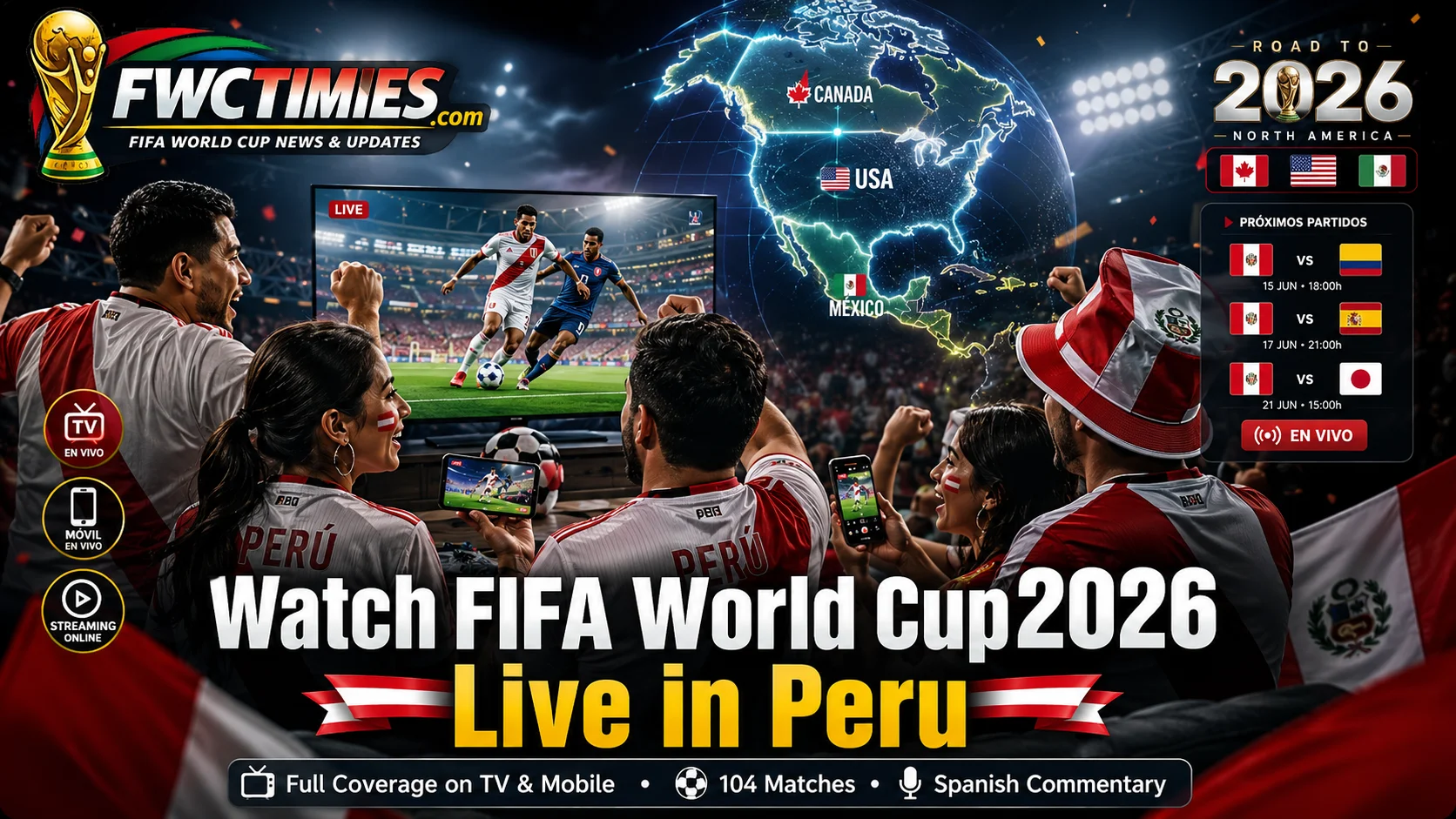 How to Watch FIFA World Cup 2026 Live in Peru