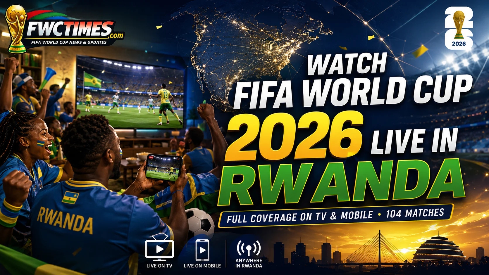 How to Watch FIFA World Cup 2026 Live in Rwanda