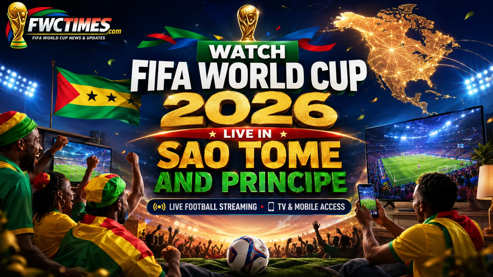 How to Watch FIFA World Cup 2026 Live in Sao Tome and Principe