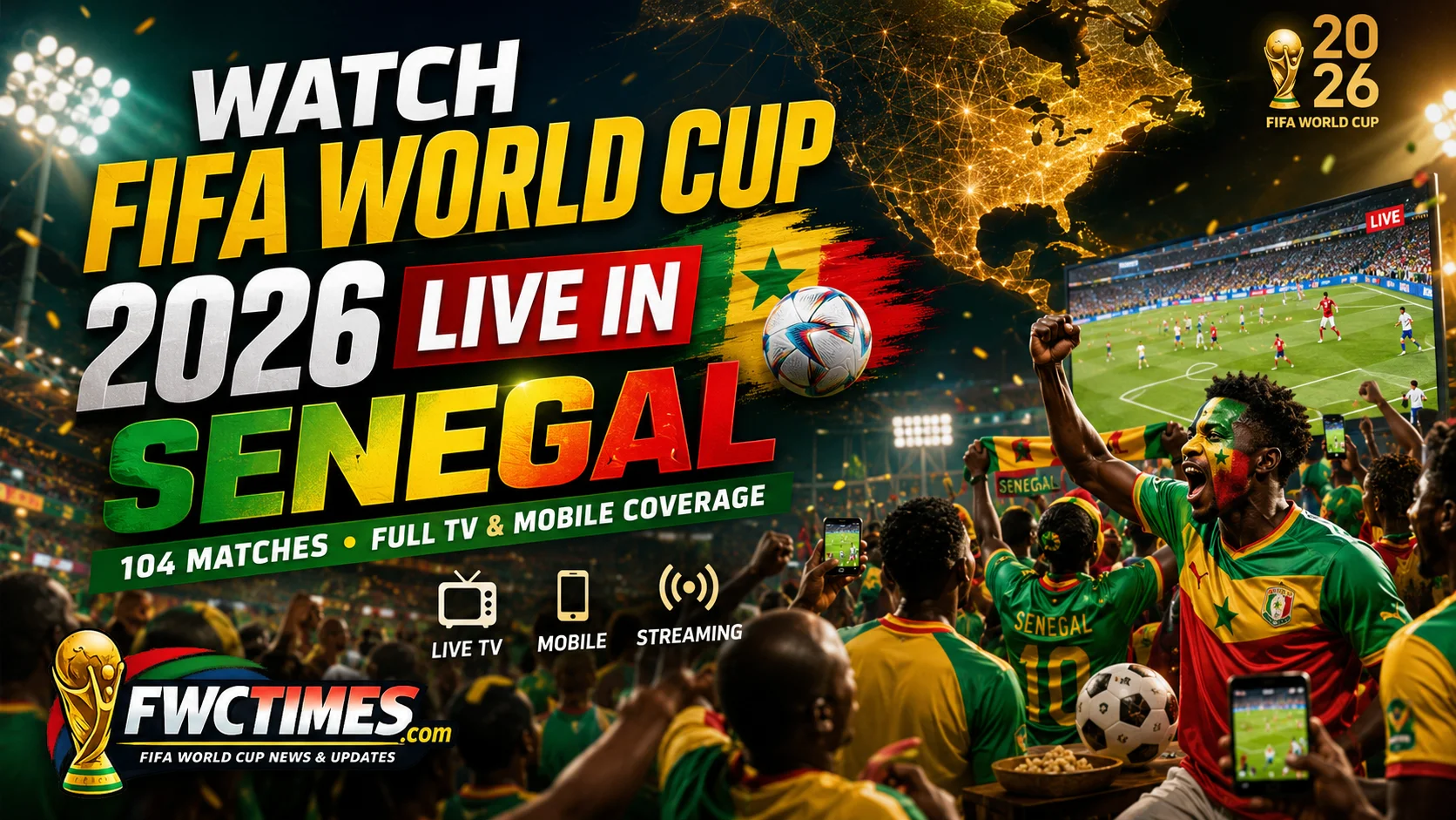How to Watch FIFA World Cup 2026 Live in Senegal