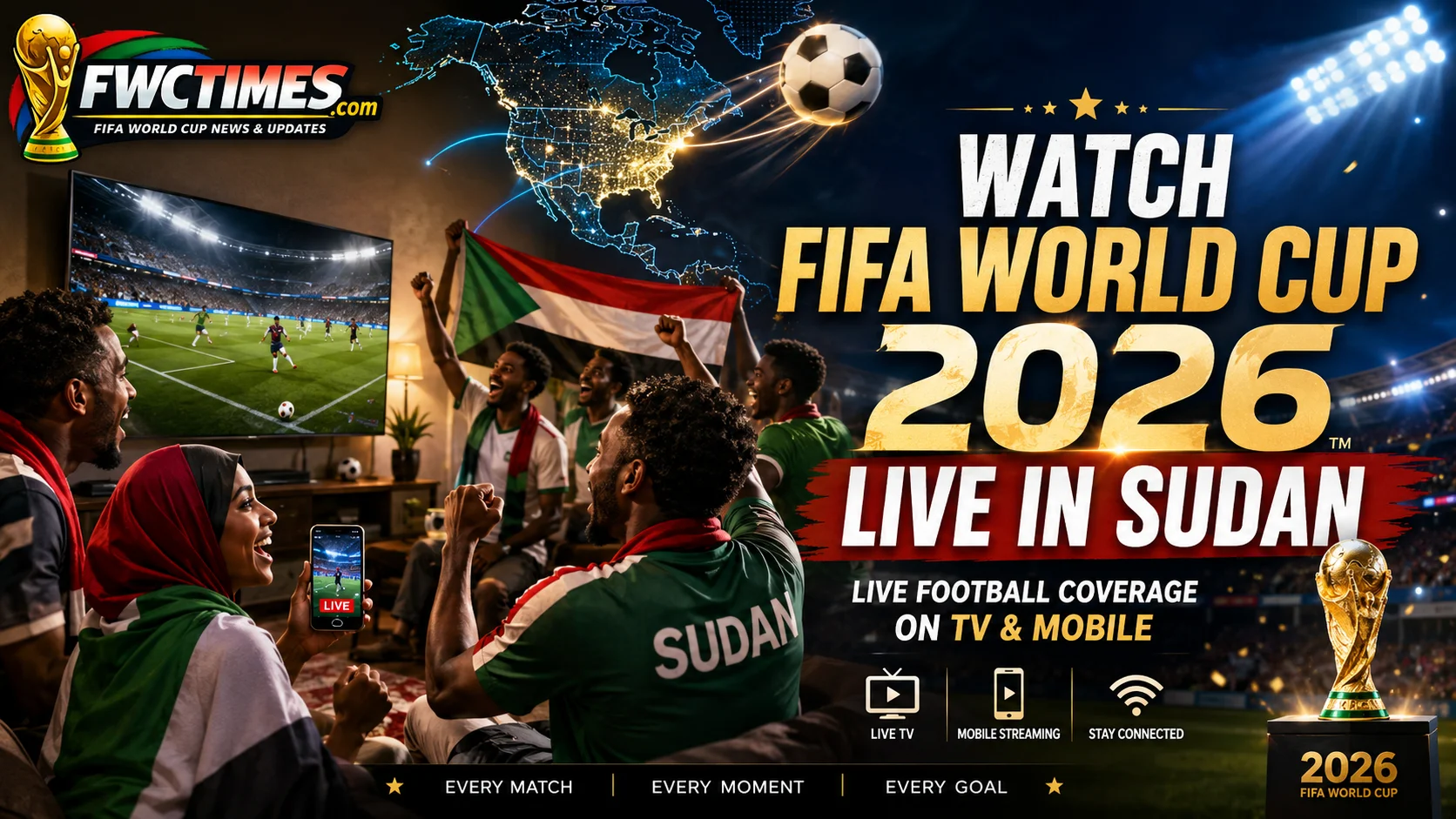 How to Watch FIFA World Cup 2026 Live in Sudan