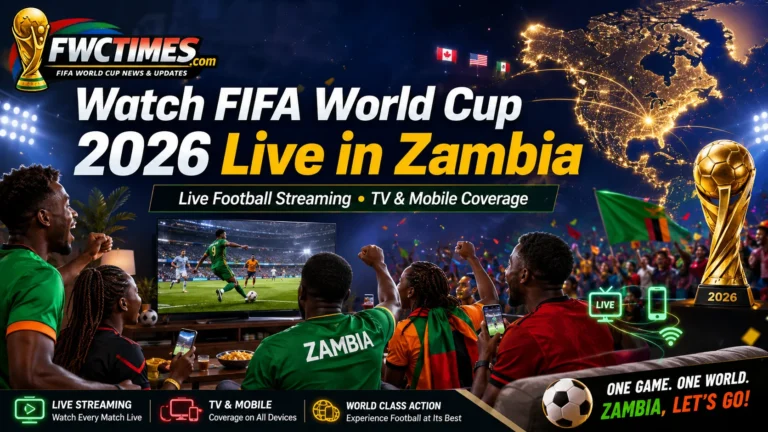 How to Watch FIFA World Cup 2026 Live in Zambia