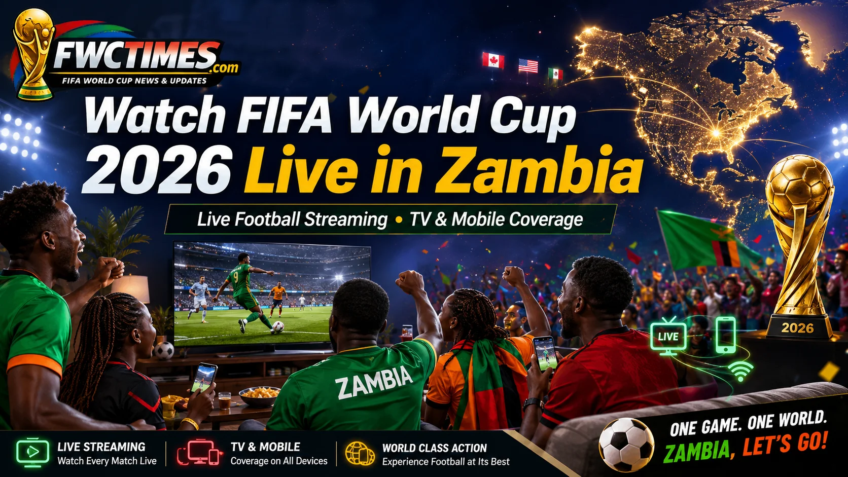 How to Watch FIFA World Cup 2026 Live in Zambia